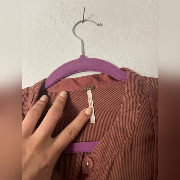 EUC🔹️Free People Peasant Blouse/Tunic Top Large - Picture 4 of 5